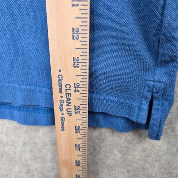 American Eagle Outfitters Mens Blue Super Soft Cotton Polo Shirt M - Picture 7 of 8